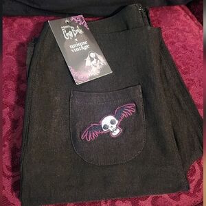 Corpse Bride High Waisted Stretchy Pants